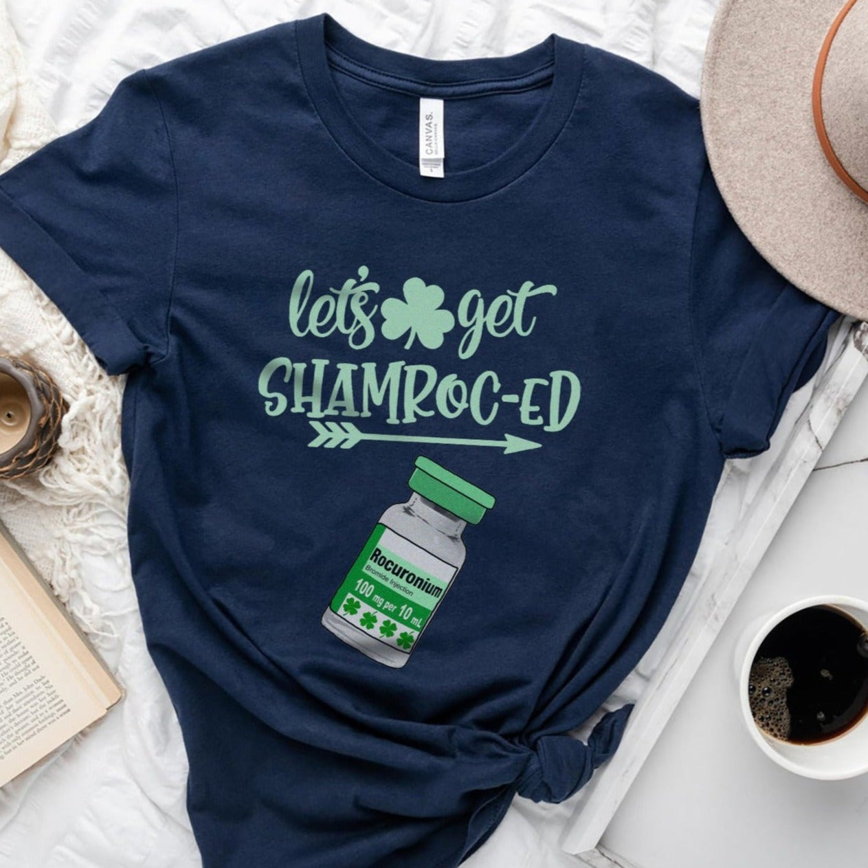 shamroc_ednavy Get ShamROC'ed T-Shirt - Image 1